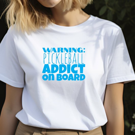 Pickleball Lover's Dream grappige blauwe slogan T- T-shirt