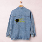 Pickleball Lover's Dream grappige gele slogan Denim Jacket (Hangar)