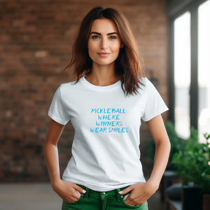 Pickleball Lover's Dream grappige tuquoise slogan T-shirt