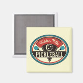 Pickleball Magnet - ontwerp Magneet (Voorkant / Achterkant)