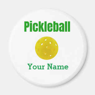 Pickleball Magnet op maat van Jouw naam Magneet