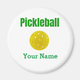 Pickleball Magnet personnalisé avec votre nom