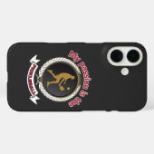 Pickleball Mannelijke Atleet Hof Passie Energie Case-Mate iPhone Case (Achterkant (horizontaal))