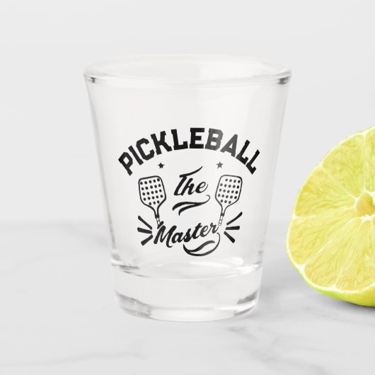 Pickleball Master Shot Glas (Voorkant)