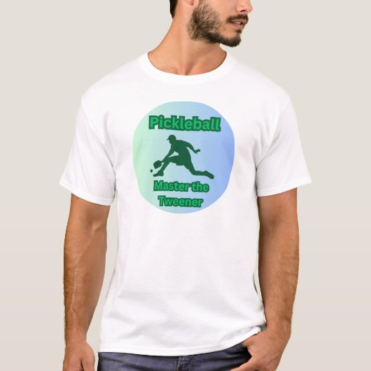 Pickleball - Meester de Tweener T-shirt (Voorkant)