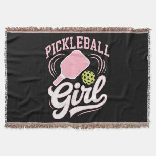 Pickleball Meisje Speler Deken
