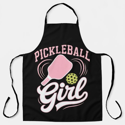 Pickleball Meisje Speler Schort (Voorkant)