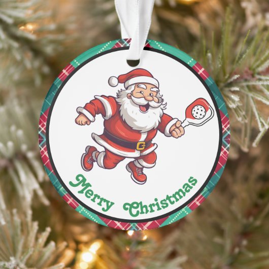 Pickleball Merry kerst Ornament (Boom)