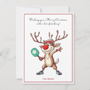 Pickleball 🎄 Merry Kerstmis, aangepaste tekst