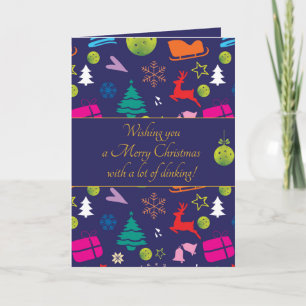 Pickleball 🎄 Merry Kerstmis, aangepaste tekst Kaa Kaart