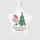 🧑 🎄 Pickleball Merry Kerststar Ornament (voorkant)