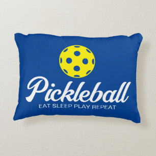 Pickleball-minachting accuscans voor sofa of stoel accent kussen