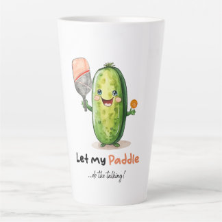 Pickleball Mok, Grappig, Schattig Pickleball Item Latte Mok