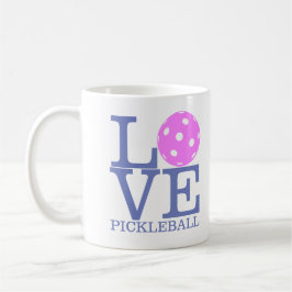 Pickleball-Mok: "LIEFPICKLEBALL" Koffiemok