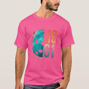 Pickleball Mom Dad Opa Oma 63e Verjaardag 1 T-shirt