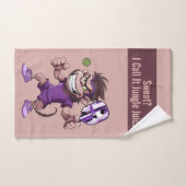 Pickleball Monkey Business, Court Edition Handdoek (Handdoek)
