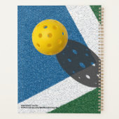 PICKLEBALL-monogram voor elk jaar Planner (Achterkant)