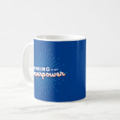 Pickleball Mug Dinking est ma superpuissance Fung  (Devant gauche)