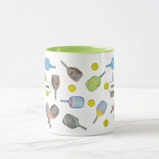 Pickleball Mug – Funny Paddle Pattern (Centre)