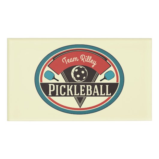 Pickleball Naambadge (Voorkant)