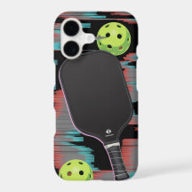 Pickleball Neon Paddle Motion Hoes