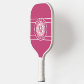 Pickleball Ninja Custom Name Initiaal Girly Pink Paddle (Links)