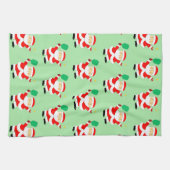 Pickleball Noël serviette de cuisine (Horizontal)