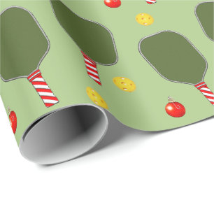 Pickleball Noël Vacances Papier cadeau d'enveloppe