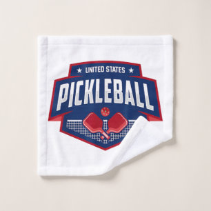 Pickleball ondersteunt de Team Pickleball Player U Washandje