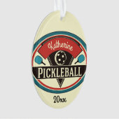 Pickleball Ornament - ontwerp (voorkant)