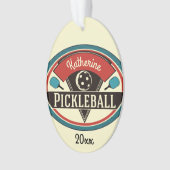 Pickleball Ornament - ontwerp (voorkant)