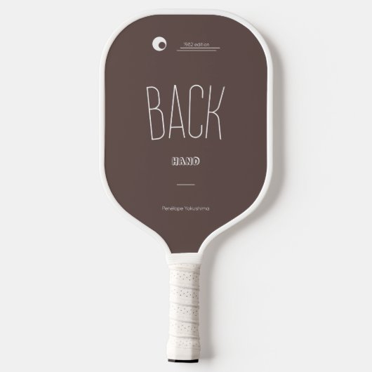 Pickleball Paddle (Achterkant)