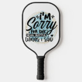 Pickleball Paddle (Achterkant)