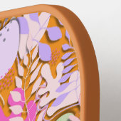 Pickleball Paddle : Abstract Leaves (orange/yelow) (Links Detail)