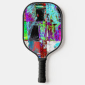 Pickleball Paddle – Abstract Raster (Achterkant)