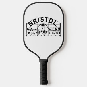 Pickleball Paddle Bristol Sign 1-side