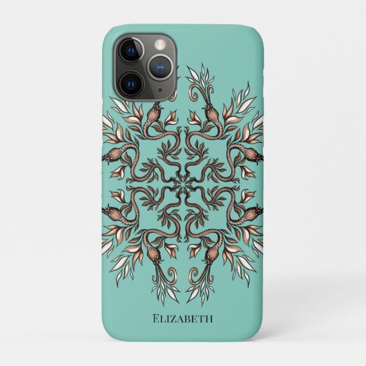 Pickleball-paddle Case-Mate iPhone Case (Achterkant)