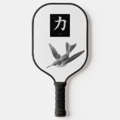 Pickleball Paddle CUSTOM INITIAAL EN KOLIBRIE (Voorkant)