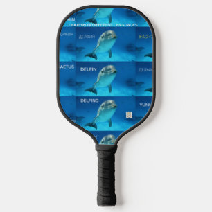 PICKLEBALL PADDLE DOLPHIN IN VERSCHILLENDE TALEN.