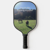 Pickleball Paddle: "Er is geen paard rond!" Pickleball Paddle (Voorkant)