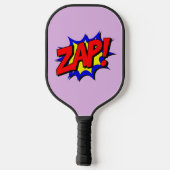 PICKLEBALL PADDLE GRAPPIGE COMIC BUBBLE ZAP! (Achterkant)
