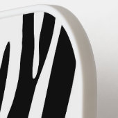 Pickleball Paddle in Black & White Animal Print (Links Detail)