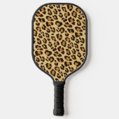 Pickleball Paddle in Leopard Print, Animal Print (Achterkant)