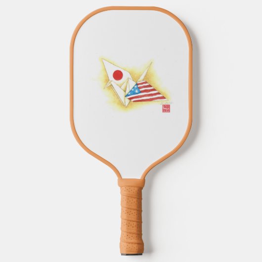 Pickleball Paddle ~ Japan-U.S. Friendship (Voorkant)