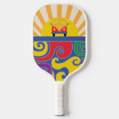Pickleball Paddle LOVE PEACE PICKLEBALL (Voorkant)