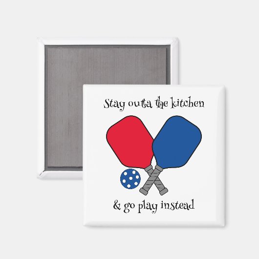 Pickleball Paddle Magneet (Voorkant / Achterkant)