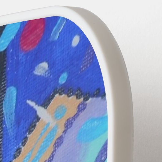 Pickleball Paddle met Schnauzer (Links Detail)