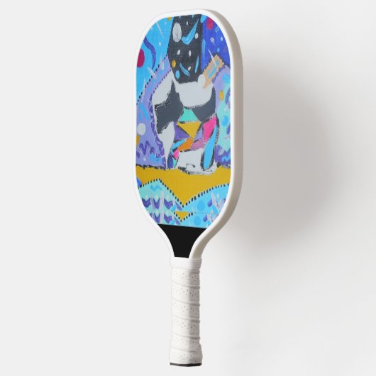 Pickleball Paddle met Schnauzer (Links)