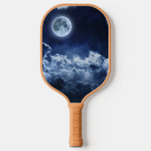 PICKLEBALL PADDLE MET STORM CLOUDS CUSTOM INITIAAL (Voorkant)