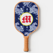 PICKLEBALL PADDLE MET STORM CLOUDS CUSTOM INITIAAL (Achterkant)